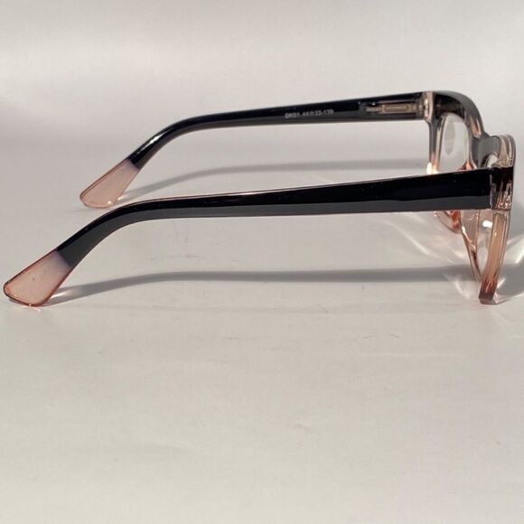 1070 Gretchen Reading Glasses 2.5 Square Pink Black Gradient Frames NWT - Picture 6 of 9